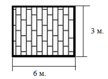 Прямая укладка ламината 6×3