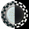 Превью к основной картинке товара «Светильник Ecola LD5316 GX53 H4 38х120 круг с квадр. плит черный хром-мат»