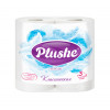 Превью к основной картинке товара «Туалетная бумага PLUSHE Deluxe Light 3сл 15м Классическая белый (4шт)»