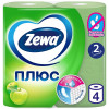 Превью к основной картинке товара «Туалетная бумага ZEWA Плюс 2сл Яблоко (4шт)»
