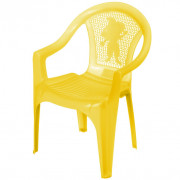 Кресло Незнайка 38х35х53см желтый (160-0055)