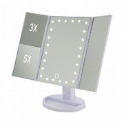 Зеркало косметическое складное ENERGY EN-799Т, LED подсветка