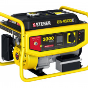Бензогенератор STEHER GS-4500E 3300Вт с электростарт.