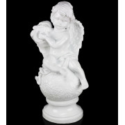Фигура садов: Ангел с арфой 35х16см (245)
