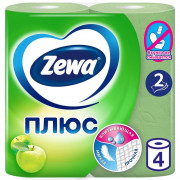 Туалетная бумага ZEWA Плюс 2сл Яблоко (4шт)