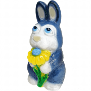 Фигура садов: Кролик с ромашкой 31х14см (374)