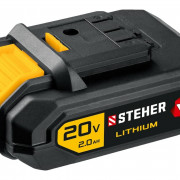 Батарея аккумуляторная STEHER Li-lon 20В V1-20-2