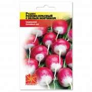 Семена Редис розово-красный с белым кончиком Prorost 3,0 гр