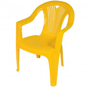 Кресло Салют 66х60х84см до 100кг желтый (110-0012)
