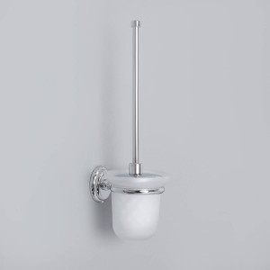 Ерш для унитаза + подставка WC стекло+металл (276905)