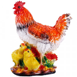 Фигура садов: Курица с цыплятами h33х30см (110)