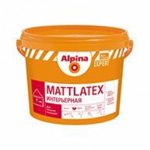 Краска ВД Альпина MattLatex Надежная интерьерная 4.1кг(2.5л)
