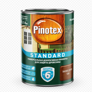 Пропитка Pinotex Standard 0,9л для дерева Ореховое дерево
