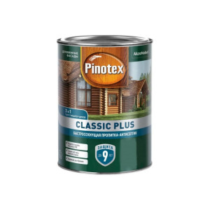 Пропитка Pinotex Classic Plus 0.9л для дерева 3в1 Полисандр