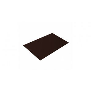 Лист плоский 2,0х1,250 ПЭ-01-8017-ОН шоколад