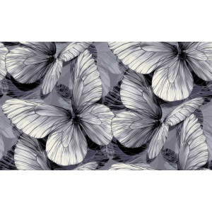 Обои 1,06х10,05м Grandeco Life BIOKKO мотив бабочки