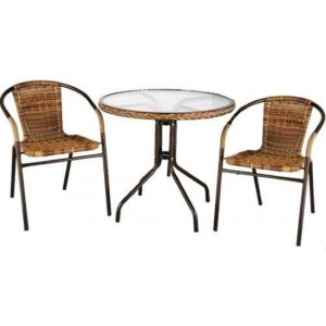 Набор мебели "Марсель Мини" (2 стула со столом D=0,6м)