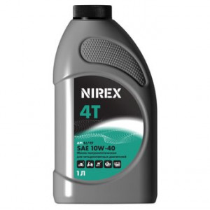 Масло NIREX SAE 10W-40 4-х тактное полусинтет. 1л