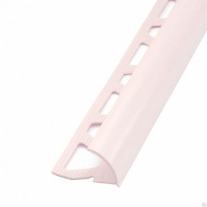 Раскладка п/плитку Идеал 8мм внешняя светло-розовая/020 2,5м