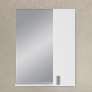 Зеркало-шкаф Вита 65 Белый глянец (1 Марка)