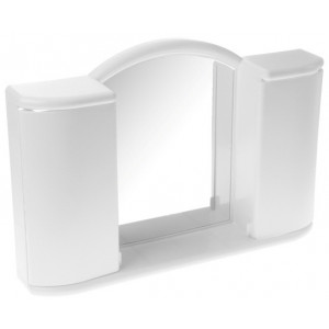 Зеркало-шкаф Арго двойной белый (АС11901000)