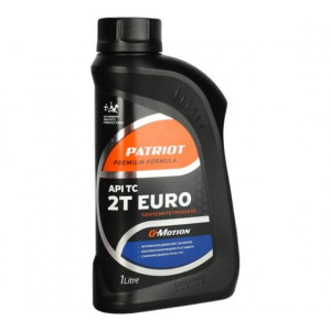Масло PATRIOT G-Motion EURO 2-х тактное полусинтетическое 1л