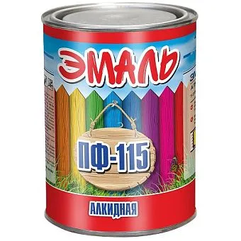 Картинка #2 к товару «Эмаль Zabor, ПФ-115, алкидная, глянцевая,коричневая, 0,8 кг»