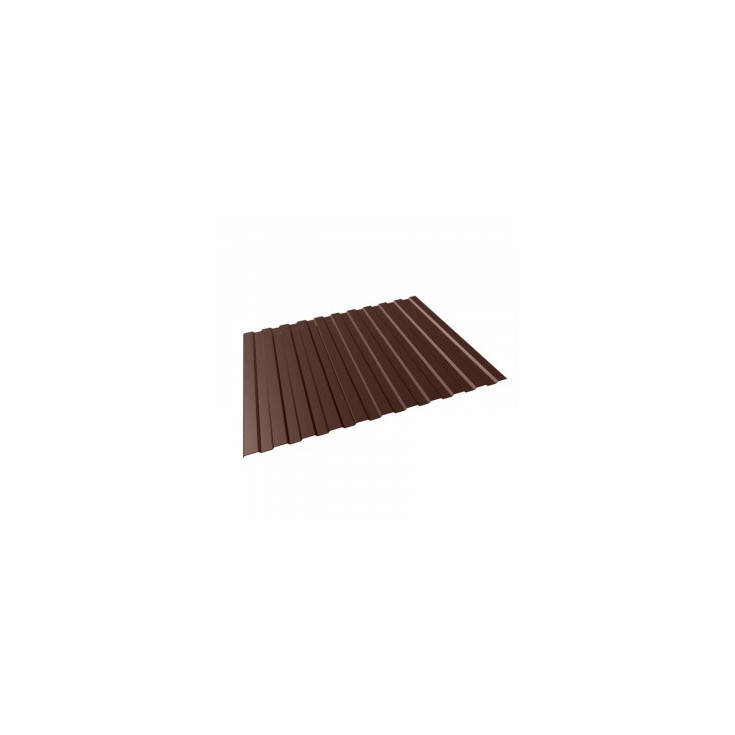 Профилированный лист 1,5х1,2х0,45 С-8х1150 ПЭ-01-8017-ОН шоколад