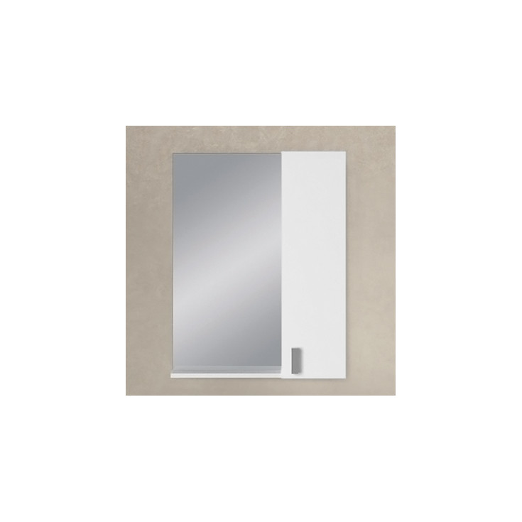 Зеркало-шкаф Вита 65 Белый глянец (1 Марка)