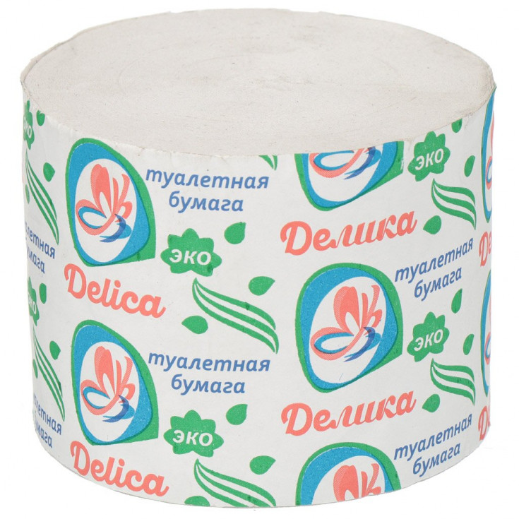 Туалетная бумага Delika Эко 1сл 50м