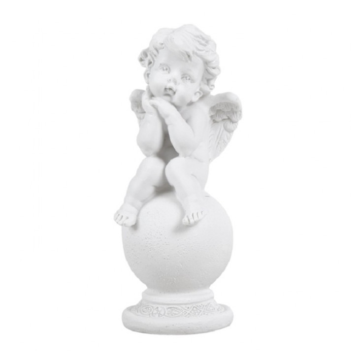 Фигура садов: Ангел на шаре 43х20см (251)