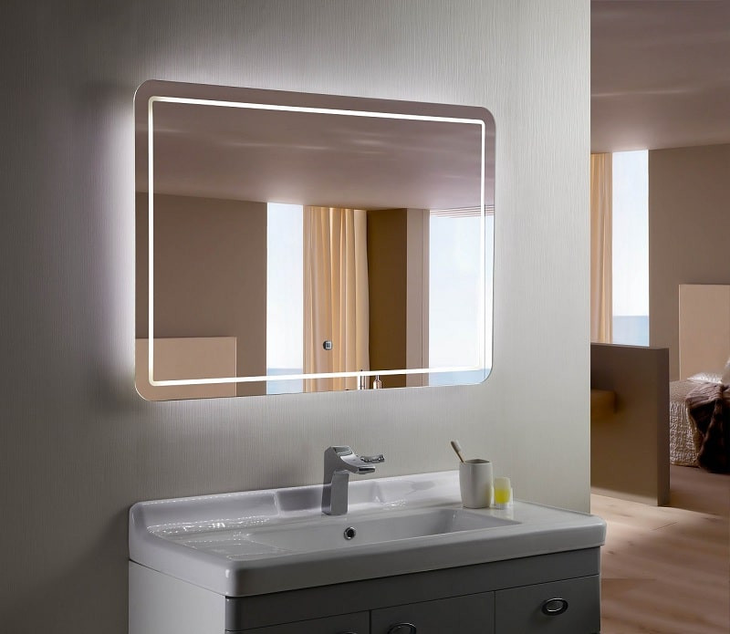 Картинка к акции «Поступление зеркал для ванных комнат В «ПРОРАБЕ»»