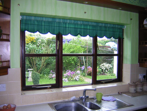 Рулонные шторы зеленые